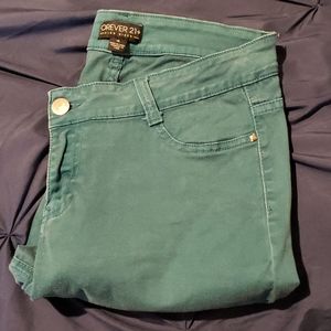 Teal Skinny Jeans